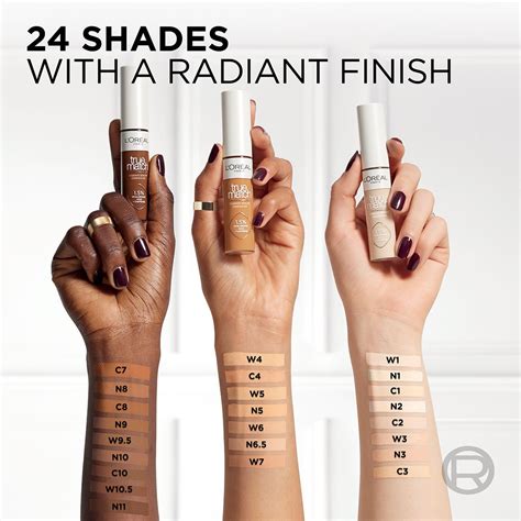 loreal true match swatches|L’Oreal True Match Radiant Serum Concealer Review & Swatches